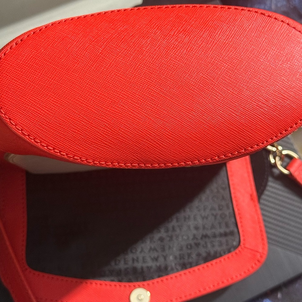 Kate Spade Fox Blaze A Trail Novelty Rare Leather Crossbody Bag - Picture 8 of 13